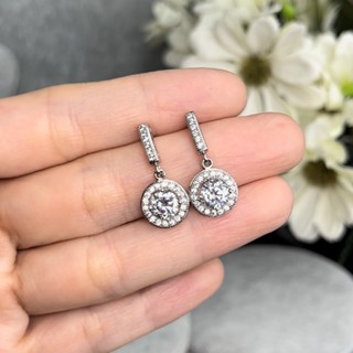 Galaroom Jewelry ต่างหูเพชรสวิสcz รุ่น Charlotte Diamond Earrings