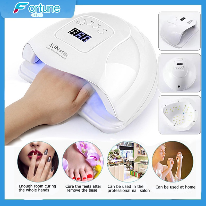 เครื่องอบเล็บ UV LED Smart Light 2.0 เครื่องบ่มเจลโคมไฟอบเล็บ ไม่เจ็บมือ การอบแห้งอย่างรวดเร็ว