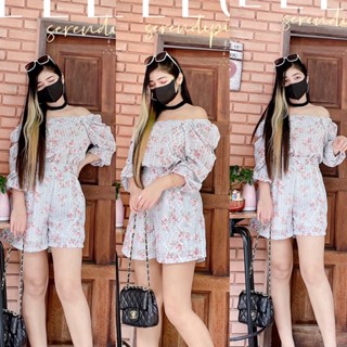 ชุดsetปักลายดอกมีซับในงาน2ชิ้น