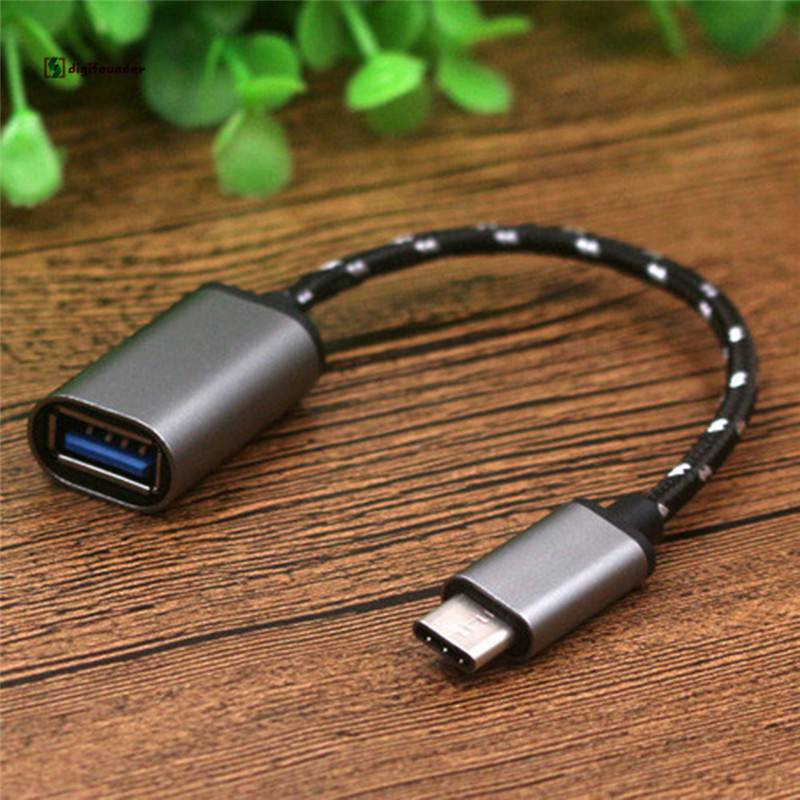 สาย OTG 3.0 สายถัก hw wallet หัวแปลงและเชื่อมต่อถ่ายข้อมูล แปลงเป็นUSB สำหรับต่ออุปกรณ์ต่างๆ micro Type-c ios