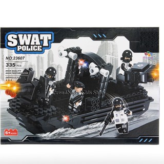 ProudNada Toys ชุดตัวต่อเลโก้หน่วยสวาท SWAT POLICE 335 PCS 23607