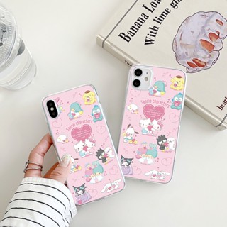 Sanrio เคสไอโฟน 14 13 pro max iPhone 7 8 Plus Se2020 8พลัส เคส kitty 11 12 13 case X Xr Xs Max kuromi cover