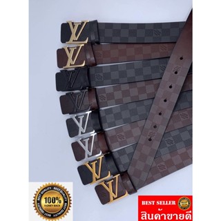 พร้อมจัดส่งไว เข็มขัด LV เข็มขัดผู้ชายแบรนด์เนม เข็มขัดหนัง คุณภาพพรีเมี่ยม 100%