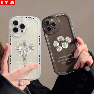 เคสโทรศัพท์มือถือ ซิลิโคนนุ่ม ลายดอกทิวลิป สําหรับ Samsung A13 A23 A02S A03 A03S A30S A11 A12 A51 A30 A50 A52 A20S A10S M11 M12 J7 PRIME J7 PRO J4 PLUS