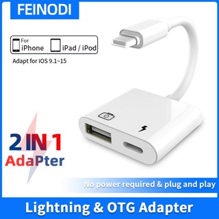 FEINODI【พร้อมส่ง】 อะแดปเตอร์กล้อง เป็น USB3.IP ไปยังเครื่องอ่านการ์ด OTG.รองรับคีย์บอร์ด/เมาส์/เปียโน midi