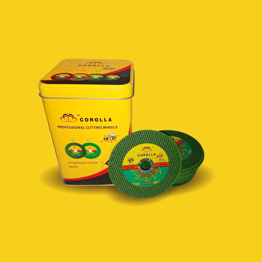 ใบตัด ใบตัดบาง ใบตัดเหล็ก ใบตัดสแตนเลส 4 นิ้ว COROLLA  (1 ใบ) - รูปที่ 2