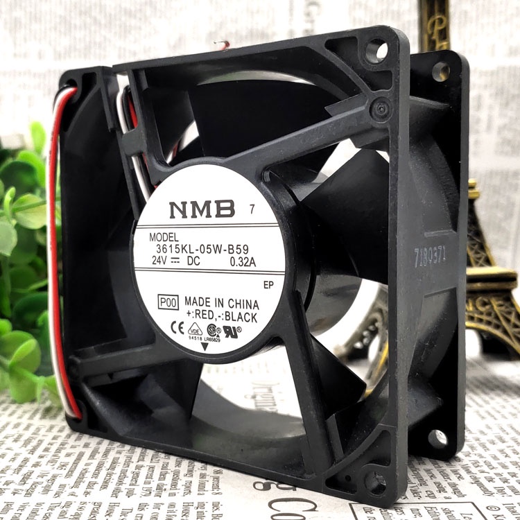 SZ 3615KL-05W-B59 9038 DC24V 0.32A 3WIRES INVERTER COOLING FAN