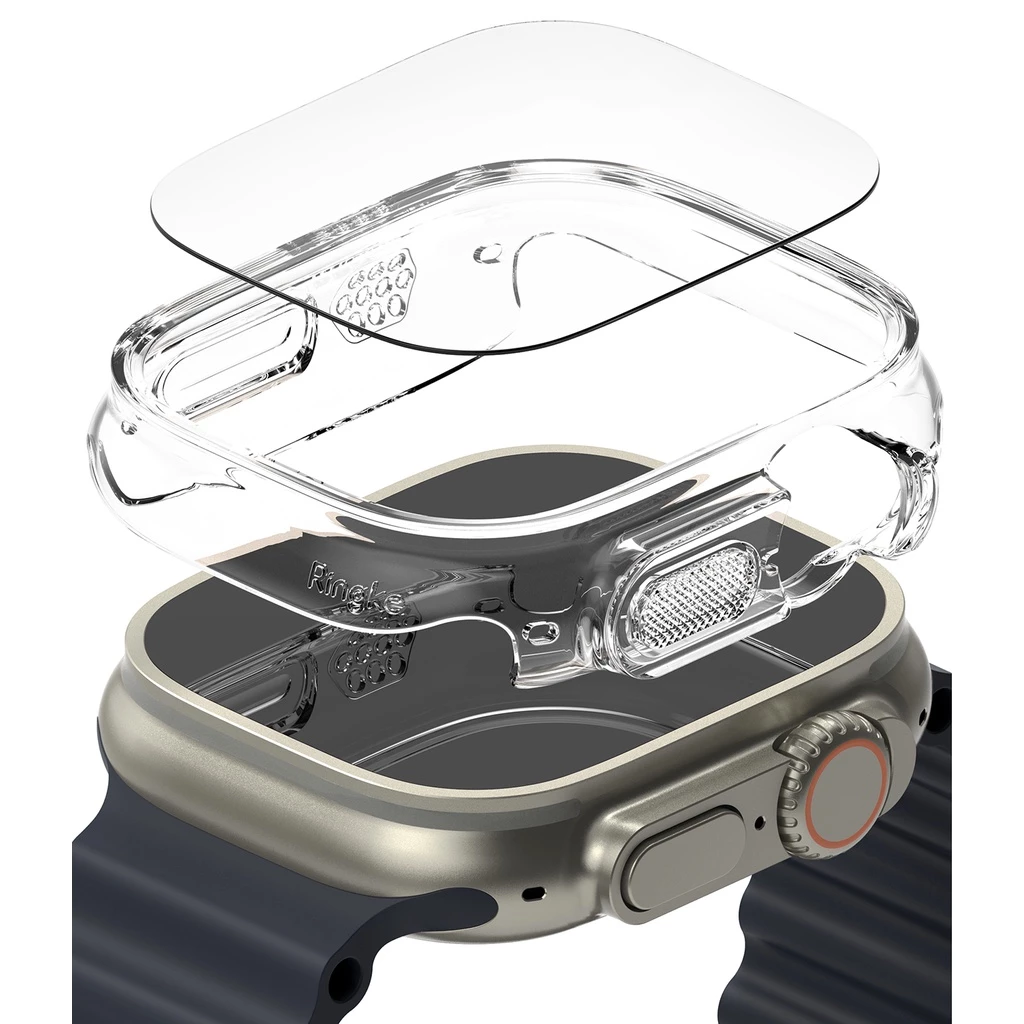 Ringke Slim Combo สําหรับ Apple Watch Ultra 3/2/1 เคสกันรอยขีดข่วนน้ําหนักเบาพร้อมตัวป้องกันหน้าจอ