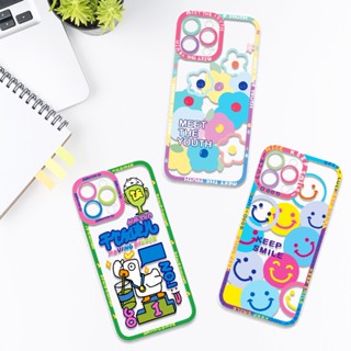 เคสโทรศัพท์มือถือนิ่ม ป้องกันเลนส์ ลาย Keep Smile Angelic Eye สําหรับ Apple iPhone X XS Max XR 11 Pro Max 6 7 8 6P 7P 8P SE2020 TS27L