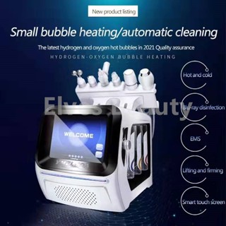 Portable 6 In 1 Hydrafacial Oxygen Hydrogen Small Bubble Facial Cleaning Aqua Water Skin Rejuvenation Black Head Remover