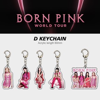 Blackpink Album BORN PINK Keychain ROSE JISOO Acrylic Pendant