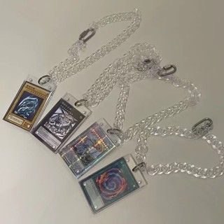 R RC Yu-Gi-Oh สร้อยคอโซ่อะคริลิค แฮนด์เมด DIY