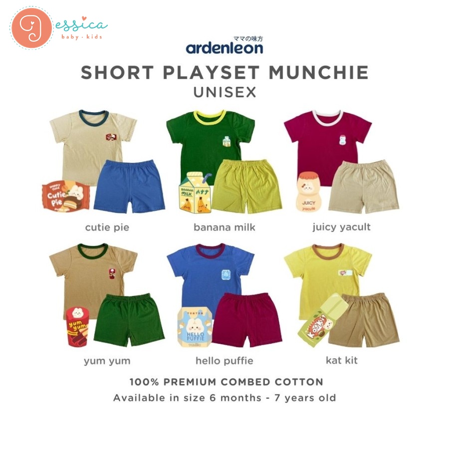 ARDENLEON Kids Munchie Short Playset