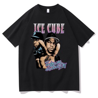 เสื้อวินเทจผญ แร็ปเปอร์ Ice Cube วันนี้เป็นวันที่ดีเสื้อยืดผู้หญิงฮิปฮอปผู้หญิงแฟชั่นแบรนด์แฟชั่นแบรนด์เสื้อยืดผู้ชายเย็