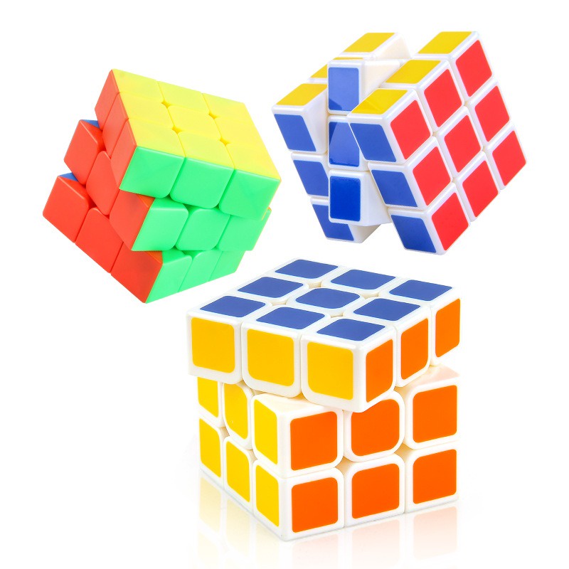 ซื้อ 1 แถม 1 ฟรี (คุ้มสุดๆ!)Rubik's Cube Magic cube รูบิค รูบิก ของเล่นลับสมอง 3x3x3 ลูกบาศก์มายากลลูกรูบิคความเร็ว