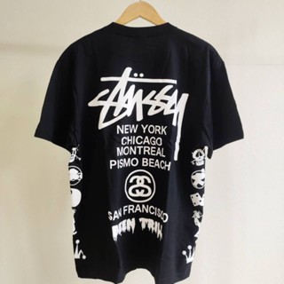 เสื้อยืดโอเวอร์ไซส์🔥 เสื้อ Stussy เสื้อยืด Stussy เสื้อแขนสั้น stussy 🔥S-4XL