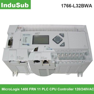 ตัวควบคุม CPU 1766-L32BWA MicroLogix 1400 FRN 11 PLC 120 240VAC