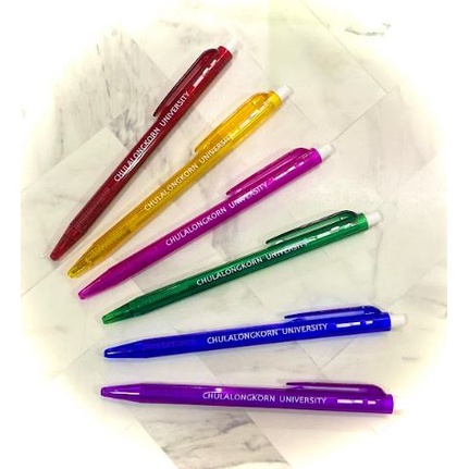 N ปากกาลูกลื่น TEX GAMMA #147 ใส (พิมพ์) 8850000242786 ปากกาน้ำเงิน ด้ามคละสี