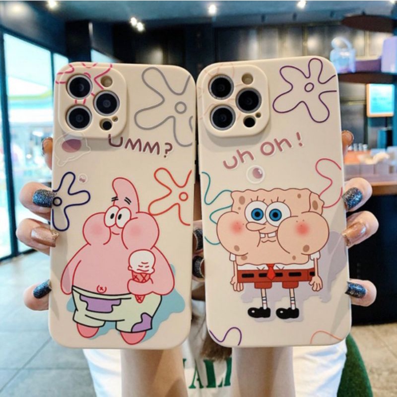SPONGEBOB PATRICK MOTIF CASE VIVO Y11 Y12 Y15 Y17 Y01 Y15S Y20 Y20I Y21 Y21S Y30 Y30I Y50 Y91 Y91C Y