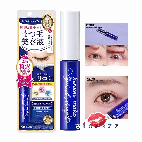 Kiss Me Heroine Make Eyelash Serum 5.5g เซรั่มบำรุงขนตาจากญี่ปุ่น ปราศจากความมัน ช่วยให้ขนตาแข็งแรง ไม่หลุดร่วงง่าย ใช้อ - รูปที่ 6