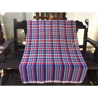ผ้าขาวม้าผ้าฝ้าย 100% ขนาดใหญ่พิเศษ 75 x 175 CM.