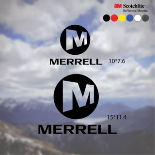 สติกเกอร์โลโก้Merrell สติกเกอร์เดินป่า สติกเกอร์แคมป์ปิ้ง ติดรถยนต์ มอเตอร์ไซค์ กล่อง