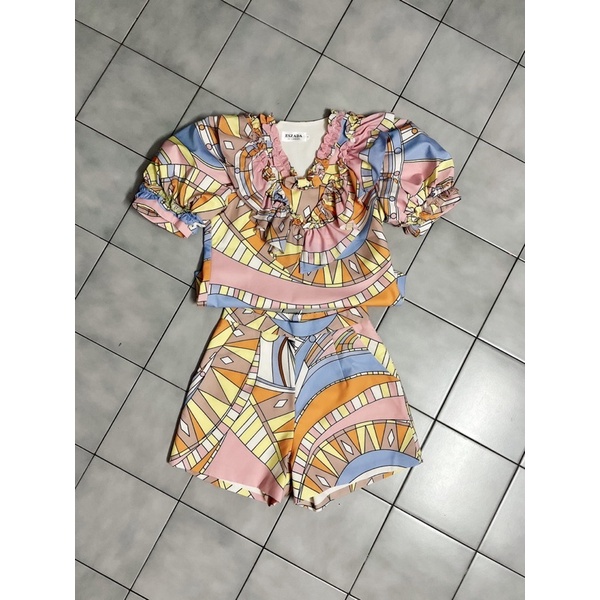 ชุดเซ็ทกางเกงขาสั้นงานป้ายEszada