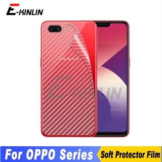 ฟิล์มกระจกนิรภัยกันรอยหน้าจอ คาร์บอนไฟเบอร์ 3D สําหรับ OPPO A1 Pro A1k A11 2019 A11x A15 A15s A16 A16e A16K A16s 5 ชิ้นต่อล็อต