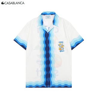 4625 casablanca เสื้อยืดแขนสั้น แฟชั่นคู่รัก สําหรับผู้ชาย ผู้หญิง M-3xl