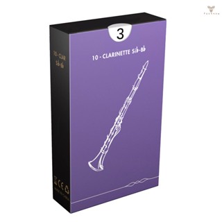 Fw Woodwinds ลิ้นคลาริเน็ต แบบดั้งเดิม 3.0 10 ชิ้น ต่อกล่อง