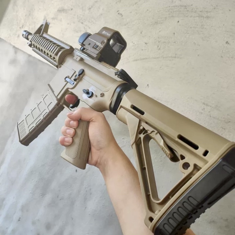M416 ปืนกระสุนเจล เจลน้ำปลอดภัยไม่อันตราย ยิงแรง ระบบยิงแบบออโต้ ระยะ ...