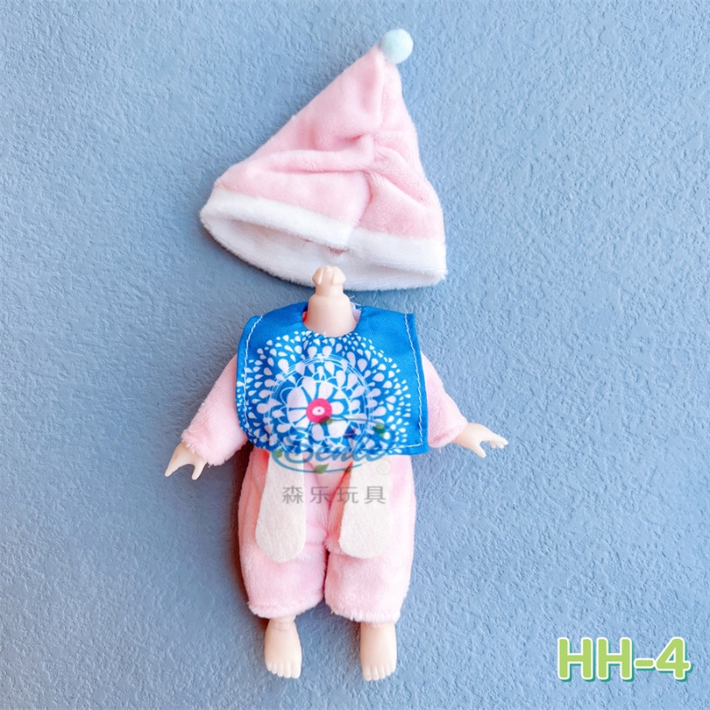 ชุดเสื้อผ้าตุ๊กตา DIY ขนาด 16-17 ซม. - รูปที่ 4