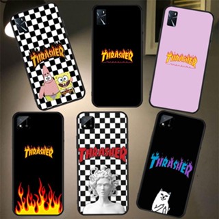 เคสโทรศัพท์มือถือนิ่ม ลาย Thrasher สีดํา สําหรับ Vivo Y73S S7E Y73 V21E 4G Y70S Y51S Y70T T1 4G Y10 4G Y01 Y15S Y15A 4G T1 5G Y75 5G