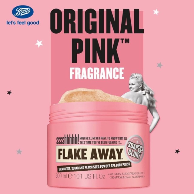 ลดเพิ่ม 60 ของแท้ Soap and Glory Flake Away Body Scrub Soap Glory โซพ ...