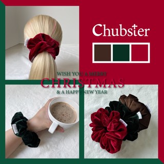 Christmas Scrunchies ยางรัดผม คริสต์มาส ผ้ากำมะหยี่ ยางมัดผม แฟชั่น