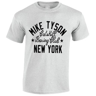 เสื้อยืดผู้ชาย ใหม่ เสื้อยืดแขนสั้น พิมพ์ลาย MIKE TYSON เหมาะกับใส่ไปยิม สําหรับผู้ชาย S-5XL