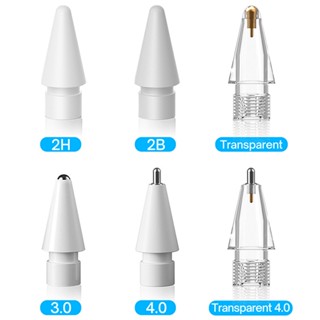 GOOJODOQ ปลายดินสอใส แบบเปลี่ยน สําหรับ iPad Pencil 1/2 1St 2nd Generation