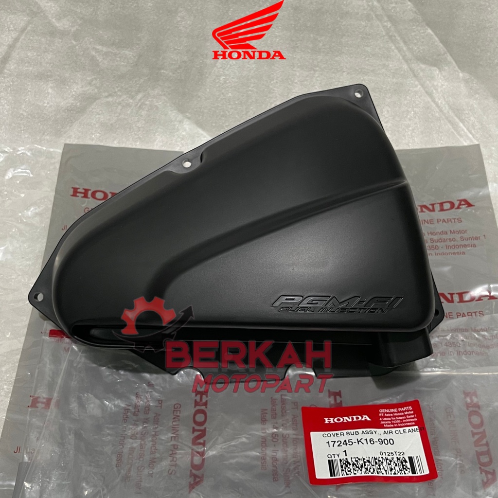 ฝาครอบ Kaper ฝาครอบกล่องกรองอากาศ Beat Fi Scoopy Fi Vario 110 Fi Non Esp Original K17245 K16 900