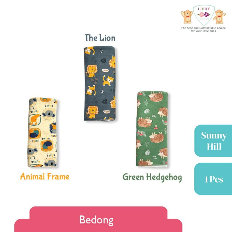 ผ้าห่อตัว Libby ลาย Sunny Hills (บรรจุ 3 ชิ้น)