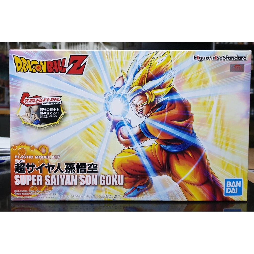 Bandai 4573102580894 FIGURE-RISE STANDARD SUPER SAIYAN SON GOKOU (PKG RENEWAL)