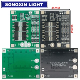 10Pcs Original 3S25A Li-ion 18650 BMS PCM Battery Protection Board BMS PCM With Balance For li-ion Lipo Battery Cell Pac