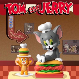 ลุ้น1ตัว🍔🍟 ทอมแอนด์เจอร์รี่ Tom &amp; Jerry Food Carnival Series Blind Box By Miniso