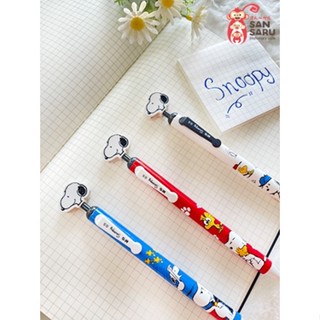 ปากกาลูกลื่น M&amp;G Snoopy ลายใหม่ 0.5 mm.สีน้ำเงิน (SBP81230)