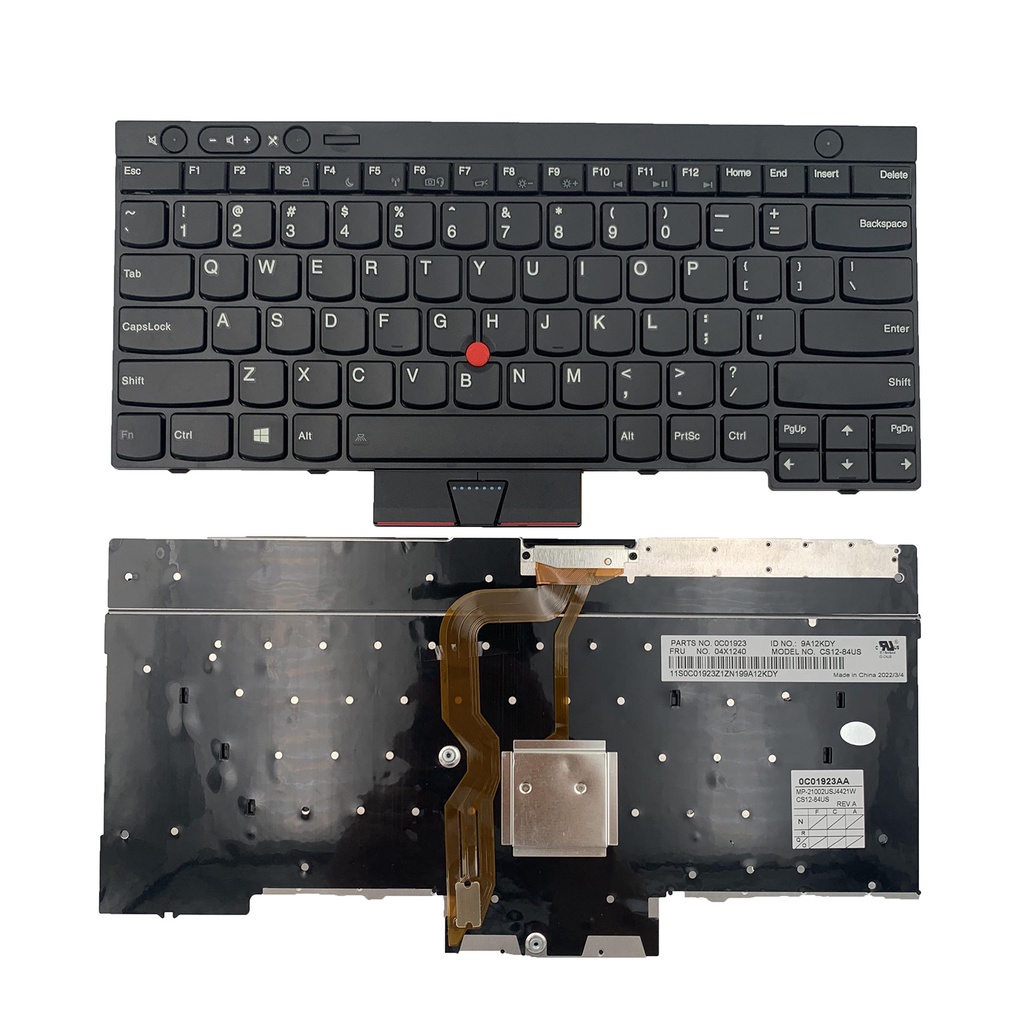 ใหม่ Lenovo IBM ThinkPad T430 T430i T430S T530 X230 X230i X230T W530 L430 L530 Non-Backlit คีย์บอร์ด