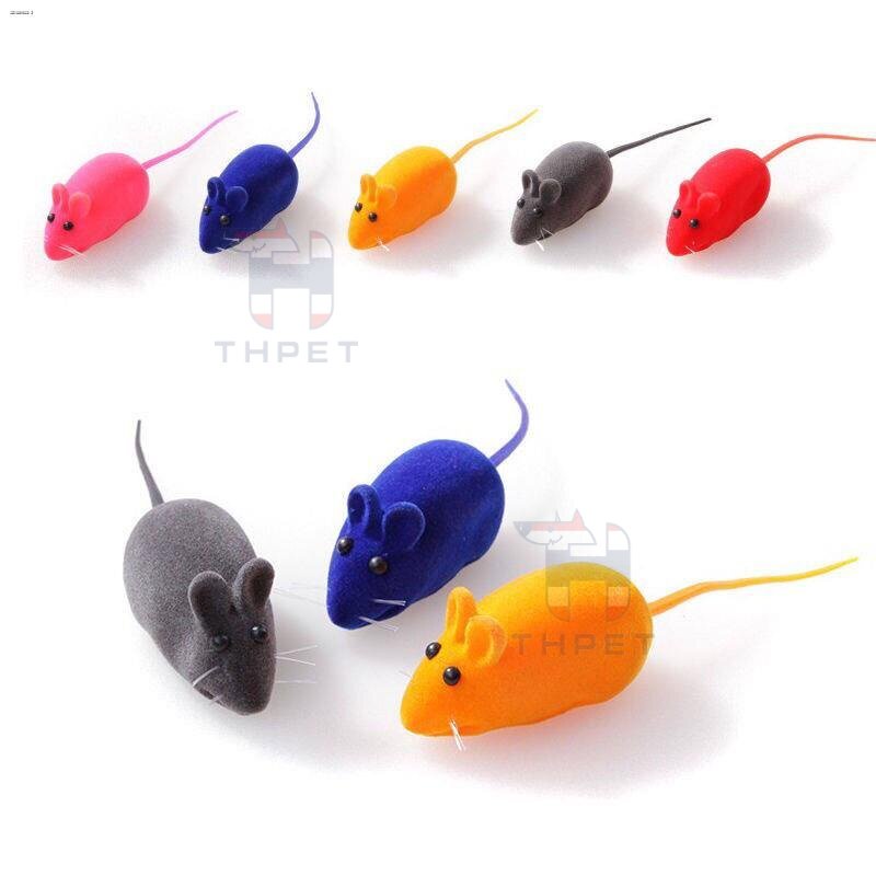 THPET ของเล่นเเกล้งสัตว์ หนูจำลอง มีเสียง ของเล่นสุนัขแมว