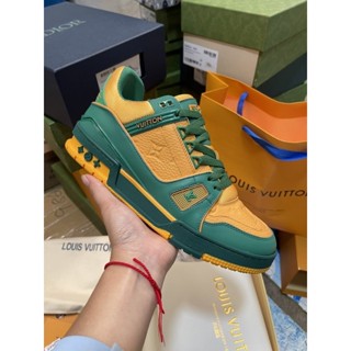 [ พร้อมส่ง ] LV Trainer x Nigo Yellow Green 40 - 46 [ ORI ]