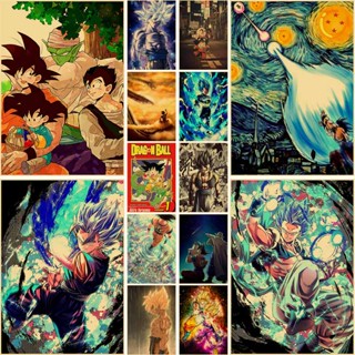 โปสเตอร์ รูปภาพการ์ตูน Dragon Ball สไตล์คลาสสิก โมเดิร์น สําหรับตกแต่งผนังบ้าน