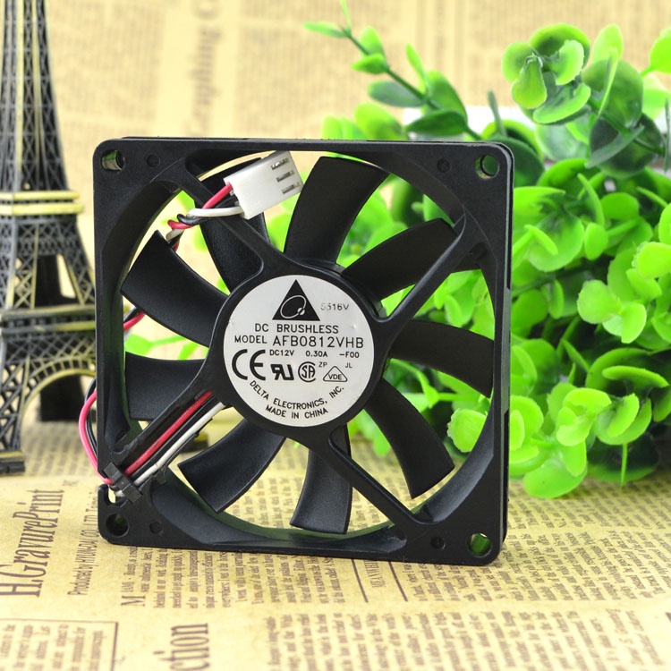 YTH 8015 0.30A 8CM 12V AFB0812VHB CPU BALL COOLING FAN