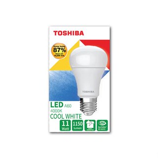 หลอด LED TOSHIBA A60 G7 11 วัตต์ COOLWHITE E27