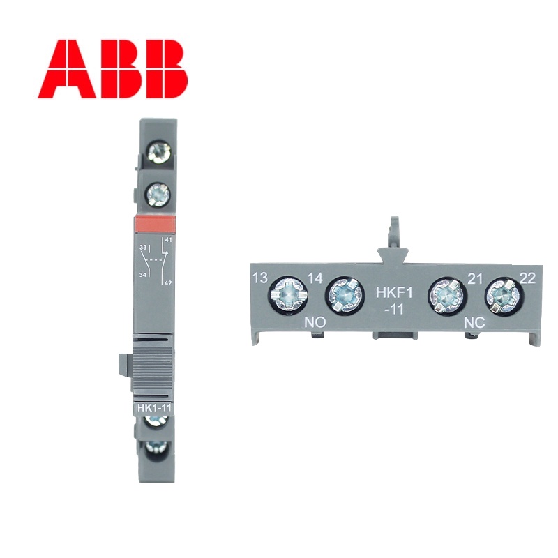 YY ABB HK1-11 หน้าสัมผัสเสริม – ติดตั้งได้ตรงขวา 1 NO + 1 nc